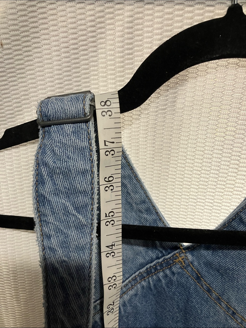 Old Navy Light Blue Denim Relaxed women Overalls Shorts - Picture 8 of 11